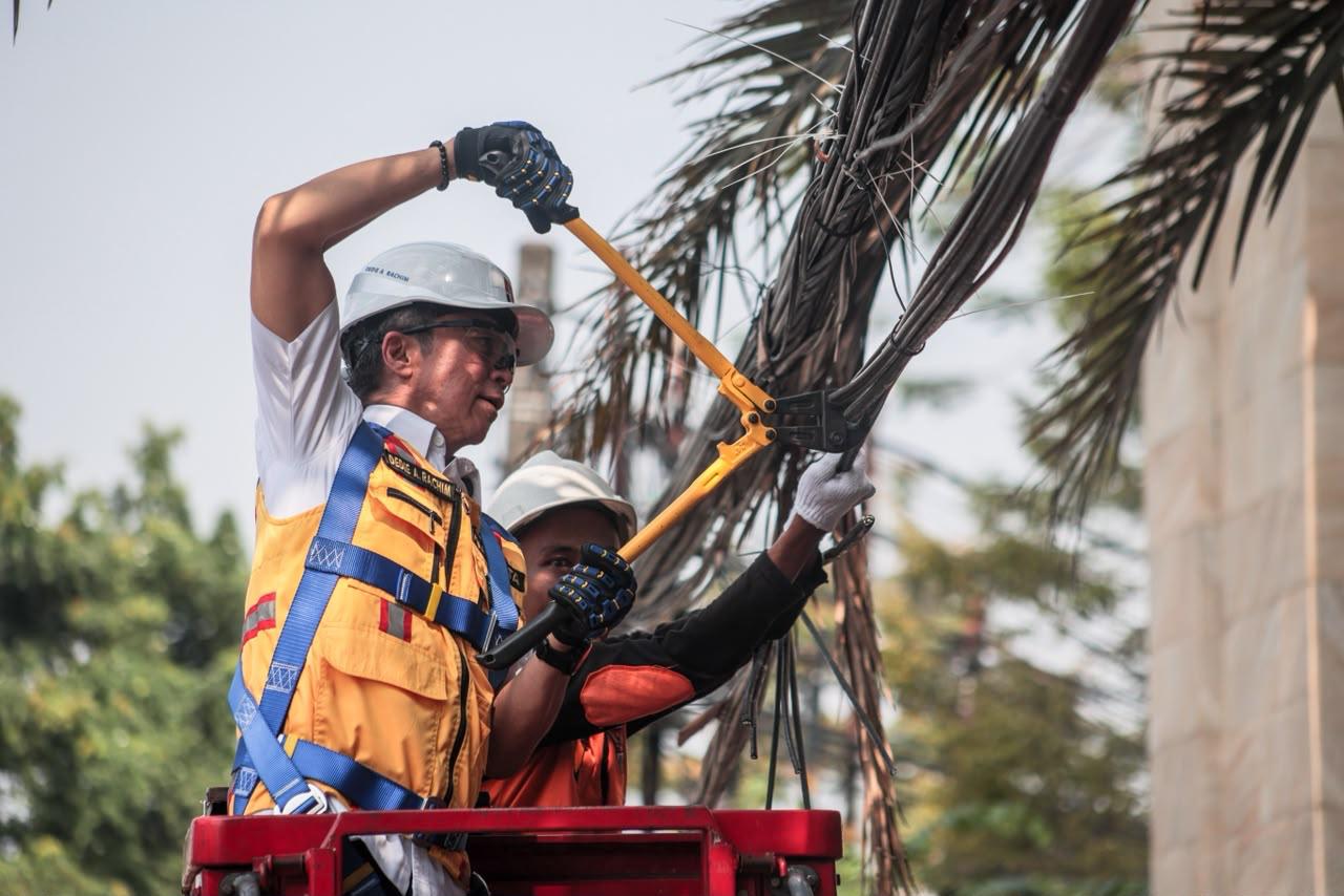 Pemkot Bogor Targetkan Penurunan Kabel Udara Sepanjang 20 Kilometer